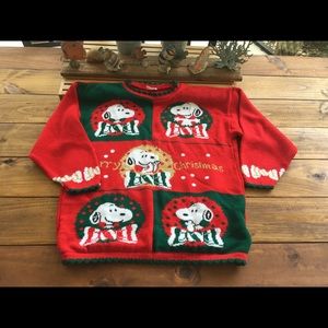 Vintage Snoopy&Friends Christmas Sweater
